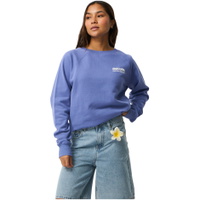 Womens Surf Puff Raglan Relaxed Crew Sweatshirt